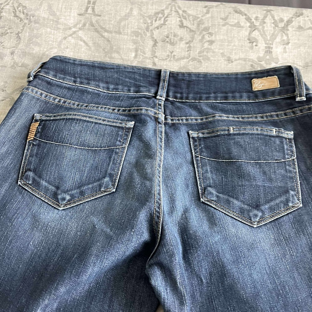 Paige Premium Denim Jeans Size 33 fit more like a 32 Bootcut - Picture 2 of 3